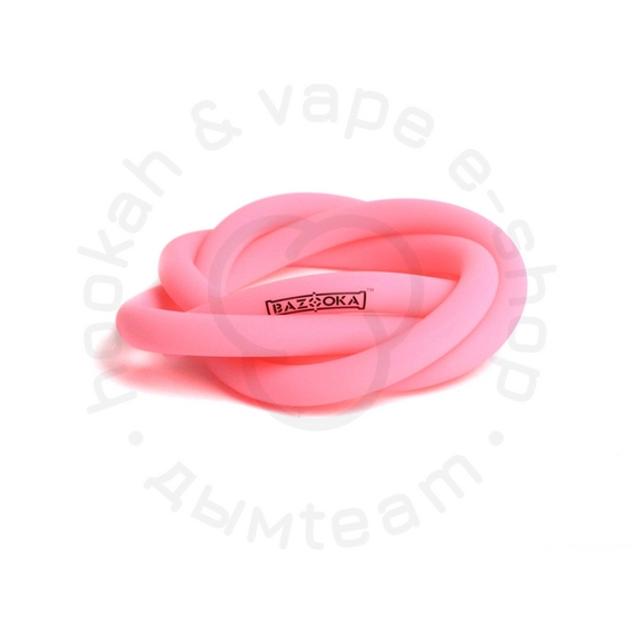 Шланг Y1 силиконовый Bazooka - Luminous(светящийся), color red, материал soft touch, длина 1,5 м
