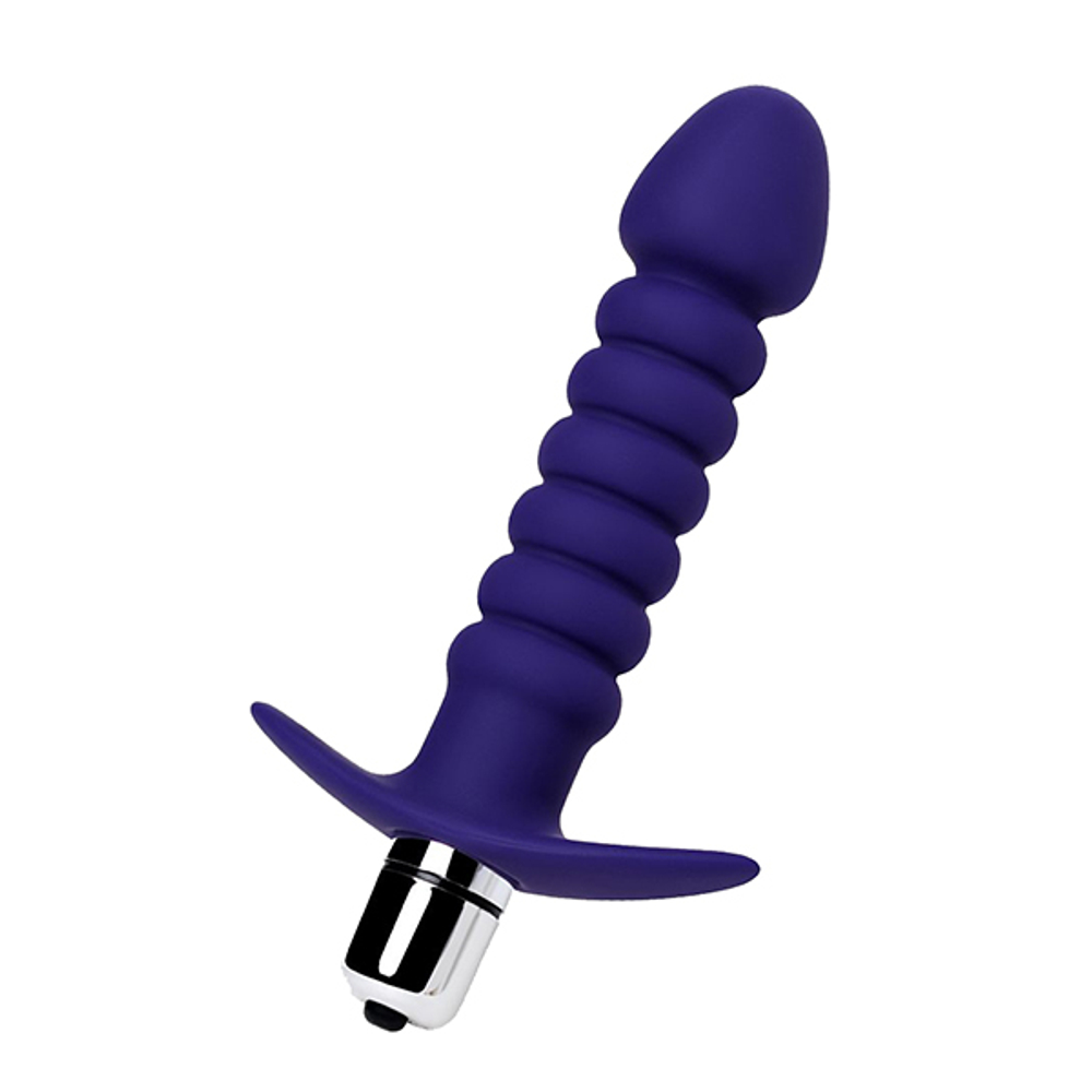 Фиолетовый анальный вибратор 14см ToyFa ToDo Condal 358006