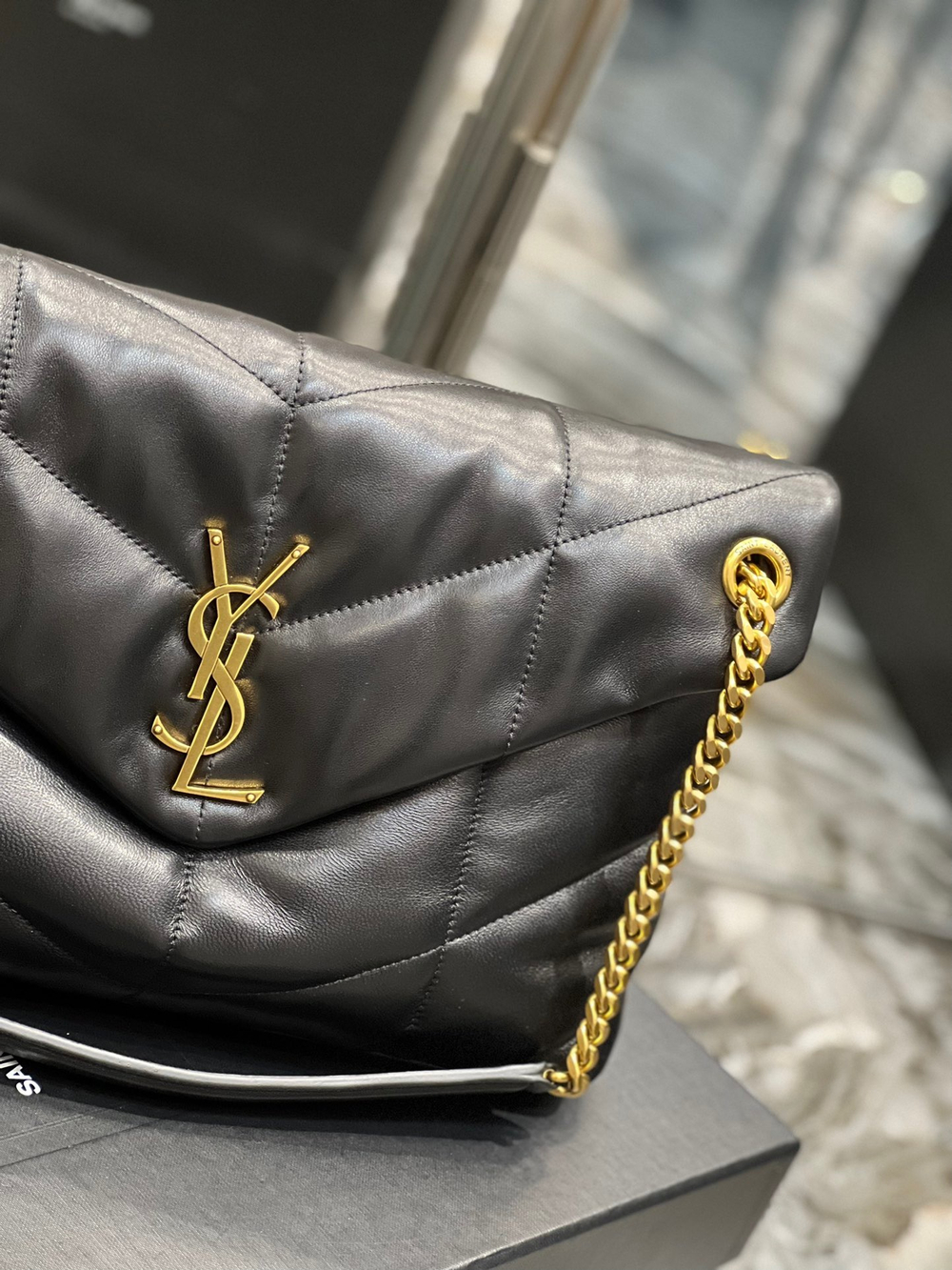 Saint Laurent Loulou Puffer Bag 35 cm