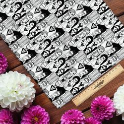 Ткань футер 2-х нитка толпа девушек