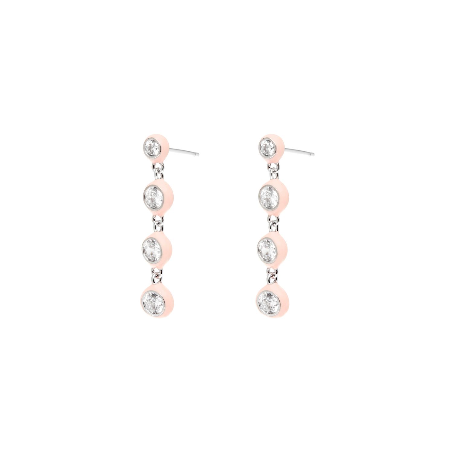Серьги Crystal Peach Strings Earrings