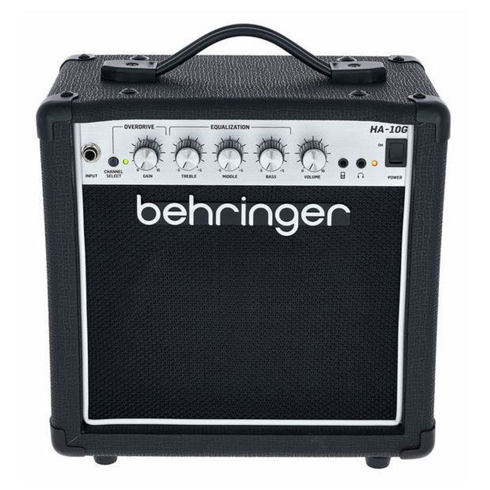 BEHRINGER HA-10G - гитарный комбо с двумя независимыми каналами и технологией воссоздания лампового тона. 6-ти дюймовый динамик Bugera.