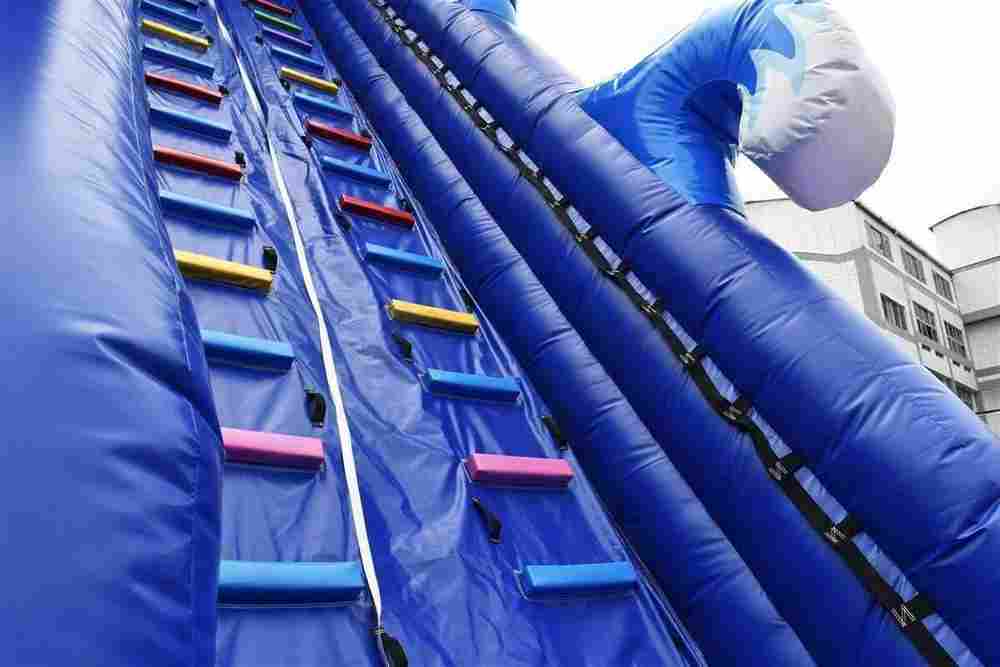 Надувная водная горка с бассейном «Большой спуск», 20*16,5*10 м