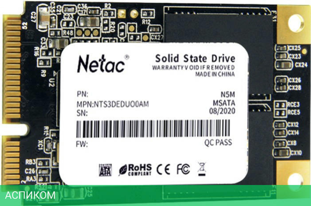SSD диск Netac 128Gb NT01N5M-128G-M3X