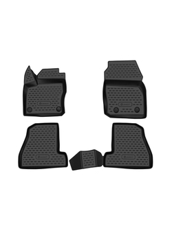 Коврики в салон для FORD Focus 3, 2015-, 4 шт. (полиуретан) ELEMENT3D1671210K