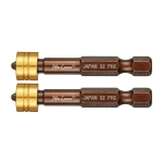 Бита PH2 x 50мм 2шт. S2 с магнитным держателем Mr.Logo ML715002PM