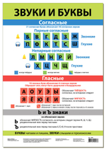 Плакат. Звуки и буквы (Дрофа)