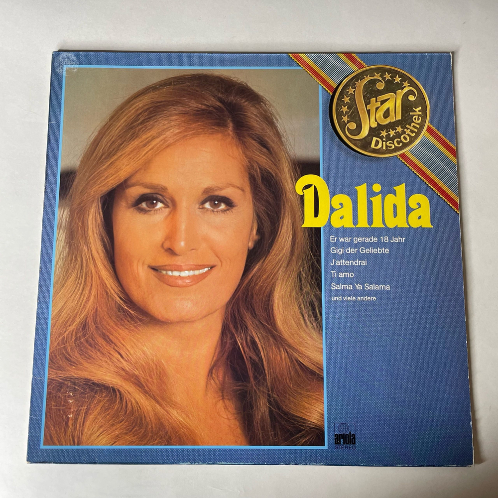 Винтажная виниловая пластинка LP Dalida Далида, Star Discothek, Salma Ya Salama (Германия 1978)