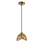 Подвесной светильник Belfast Millfield D33331-1 GL CA Янтарный