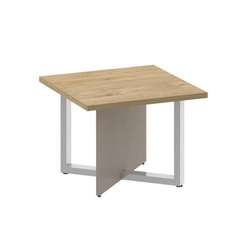 Shift Стол журнальный, квадратный SK.SG-KV-60 Тиквуд Светлый/Капучино 600*600*450