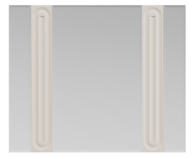 Зеркало "Галакси" Сатин