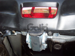 Фаркоп оцинкованный Galia N053A для Nissan Juke 2011- 2WD(паспорт и сертификат в комплекте)(без электрики)