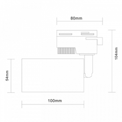 Трековый светильник ST-Luce ST300.406.01