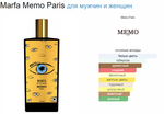 Пробник Memo Marfa Memo Paris 12ml (duty free парфюмерия)