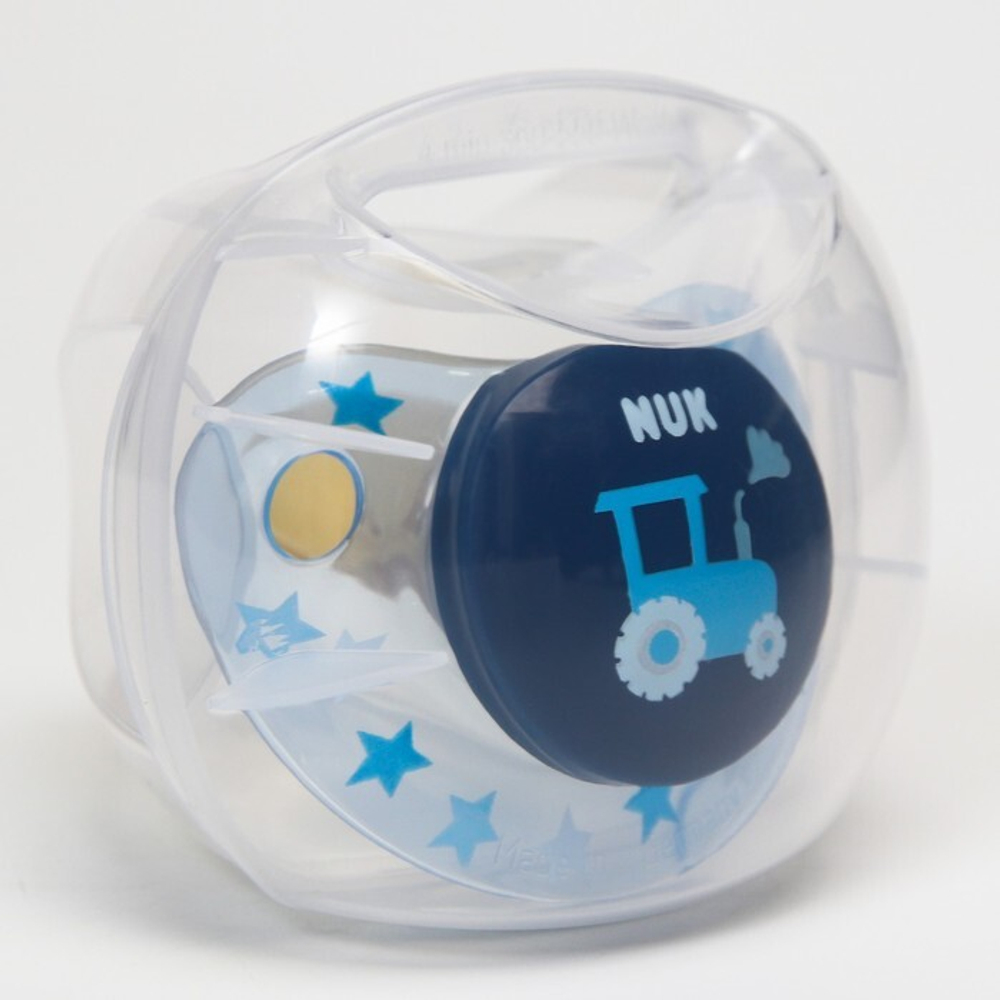 7454795 Соска-пустышка ортодонтическая, латекс, от 6 мес., ADORE, в контейнере, цвет МИКС