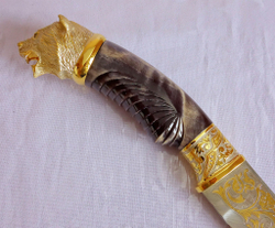 Нож дамасский "Медведь-2" /в коробке/