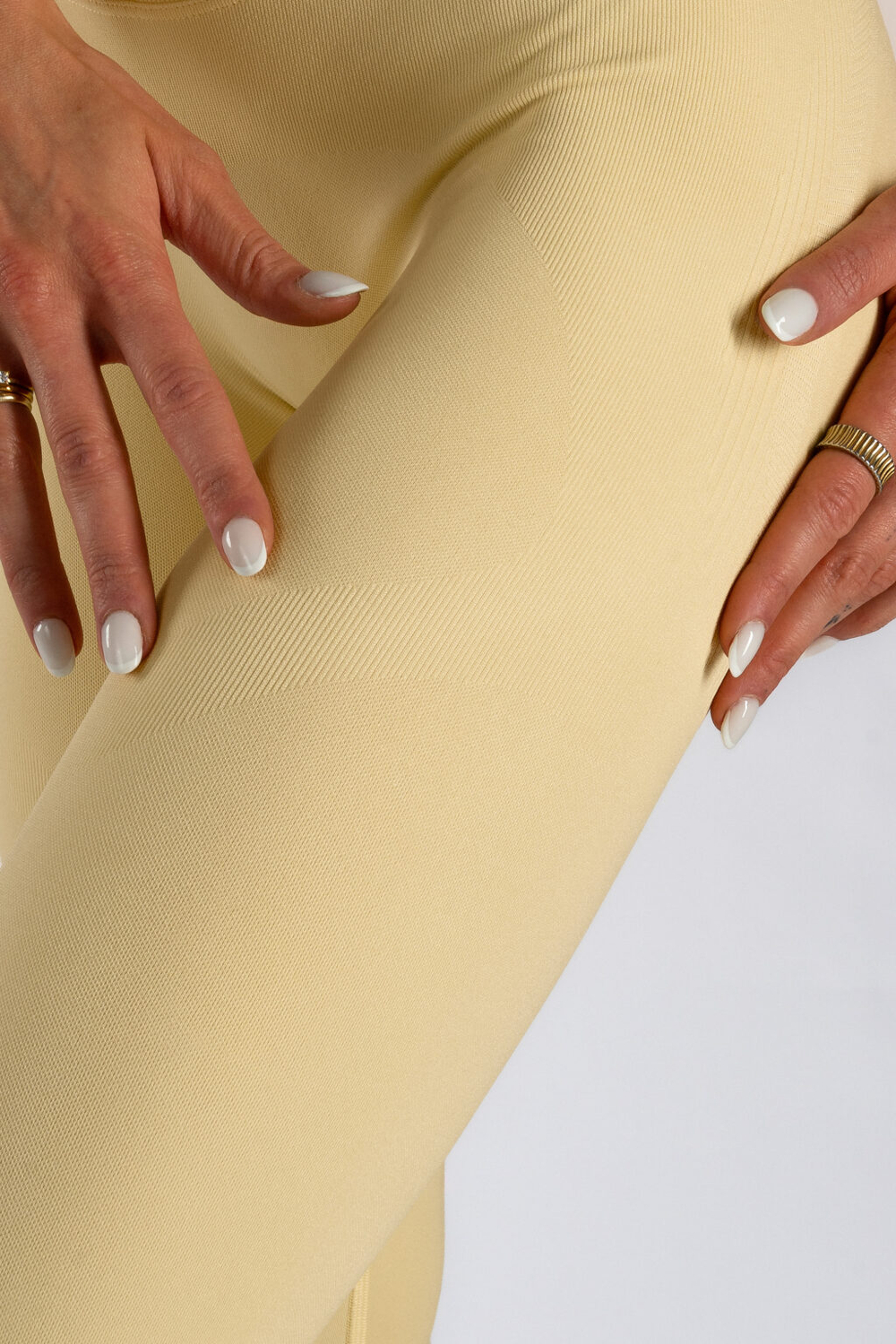 Леггинсы High-Waist Push-Up Leggings POWER 888 Желтые