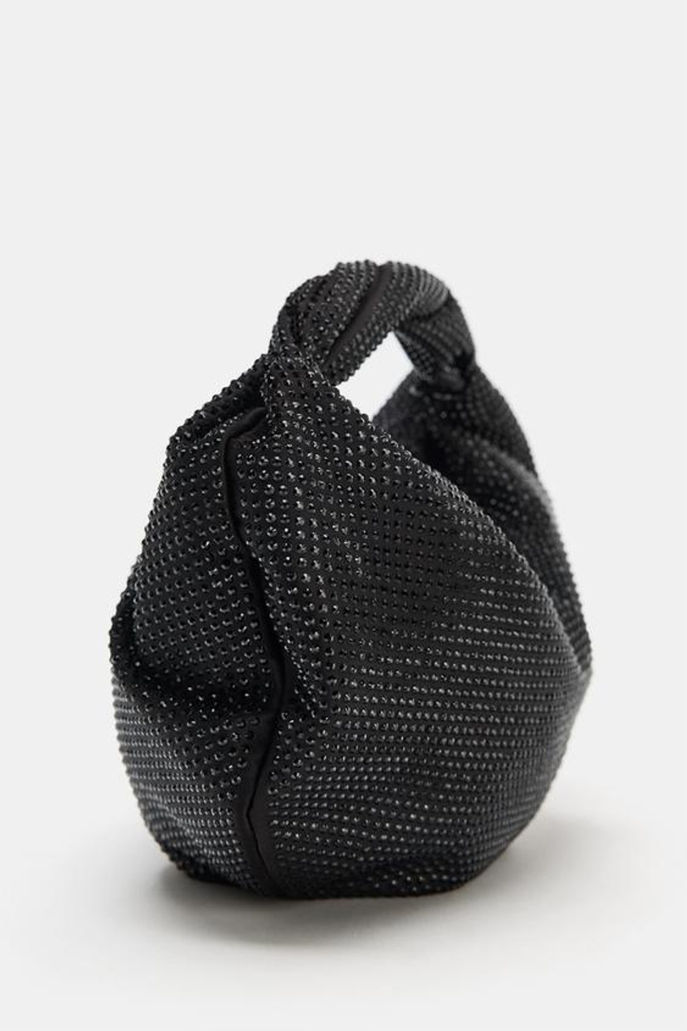 ZARA СУМКА С БЛЕСТЯЩИМИ ДЕТАЛЯМИ, ЧЕРНЫЙ