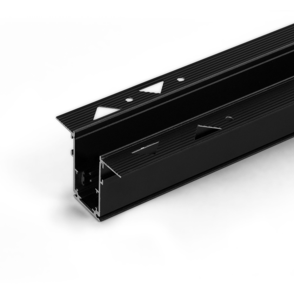 Slim Magnetic Шинопровод встраиваемый черный (2м) 85087/00 85087/00