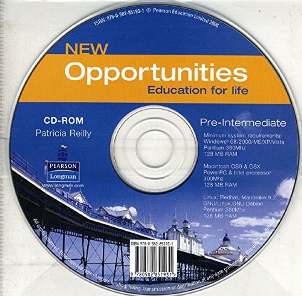 New Opportunities Pre-Int St CD