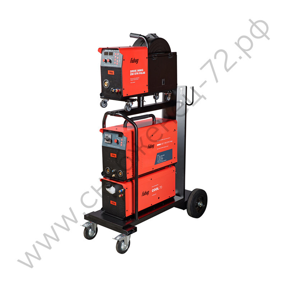 FUBAG Сварочный полуавтомат инвертор INMIG 500T DW SYN PULSE + Подающий механизм DRIVE INMIG DW SYN PULSE + горелка FB 500 3m + Блок жидкостного охлаждения Cool 70