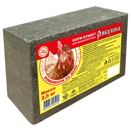 Комбикорм Рябушка 2,5 кг (брикет)