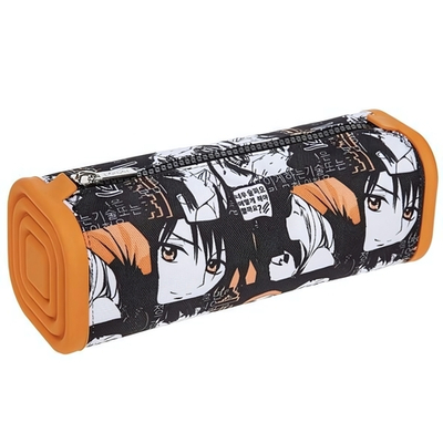 Пенал 200х70х70мм на молнии мягкий "Аниме. Нежные чувства" (Хатбер)