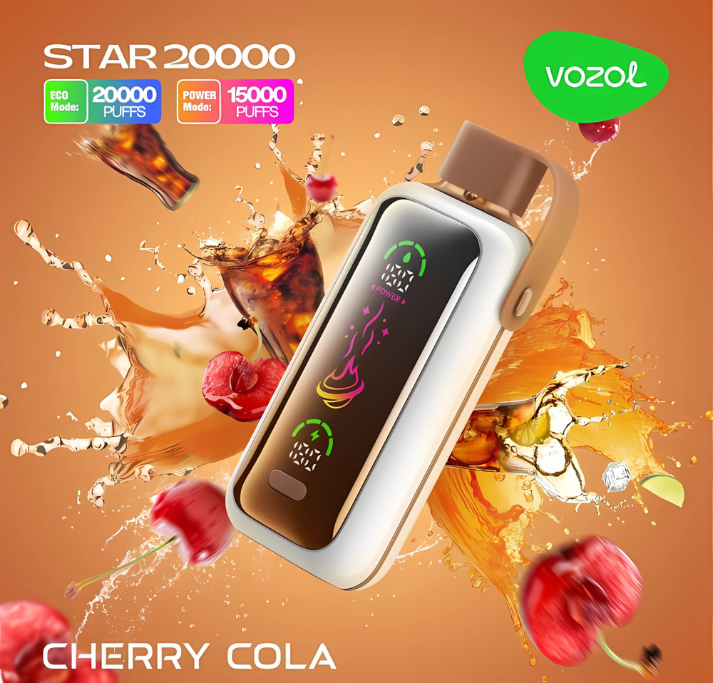 Vozol STAR 20000 - Cherry Cola (5% nic)