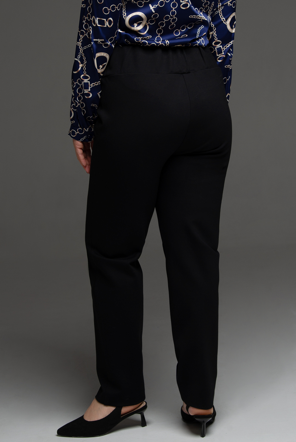 Брюки женские 2458оп, черный #234Ча022458оп