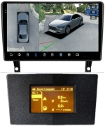 Магнитола для Opel Antara 2006-2015 (перенос БК вниз, черная) - Teyes CC3-2K-360 на Android 10, 2K QLED, 6Гб+128Гб, CarPlay, 4G SIM-слот, 4 камеры в комплекте