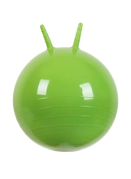 Мяч Прыгун с рожками ø500мм зеленый в подарочной упаковке