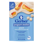 Gerber, Yogurt Melts®, для детей от 8 месяцев, с персиковым вкусом, 28 г (1 унция)