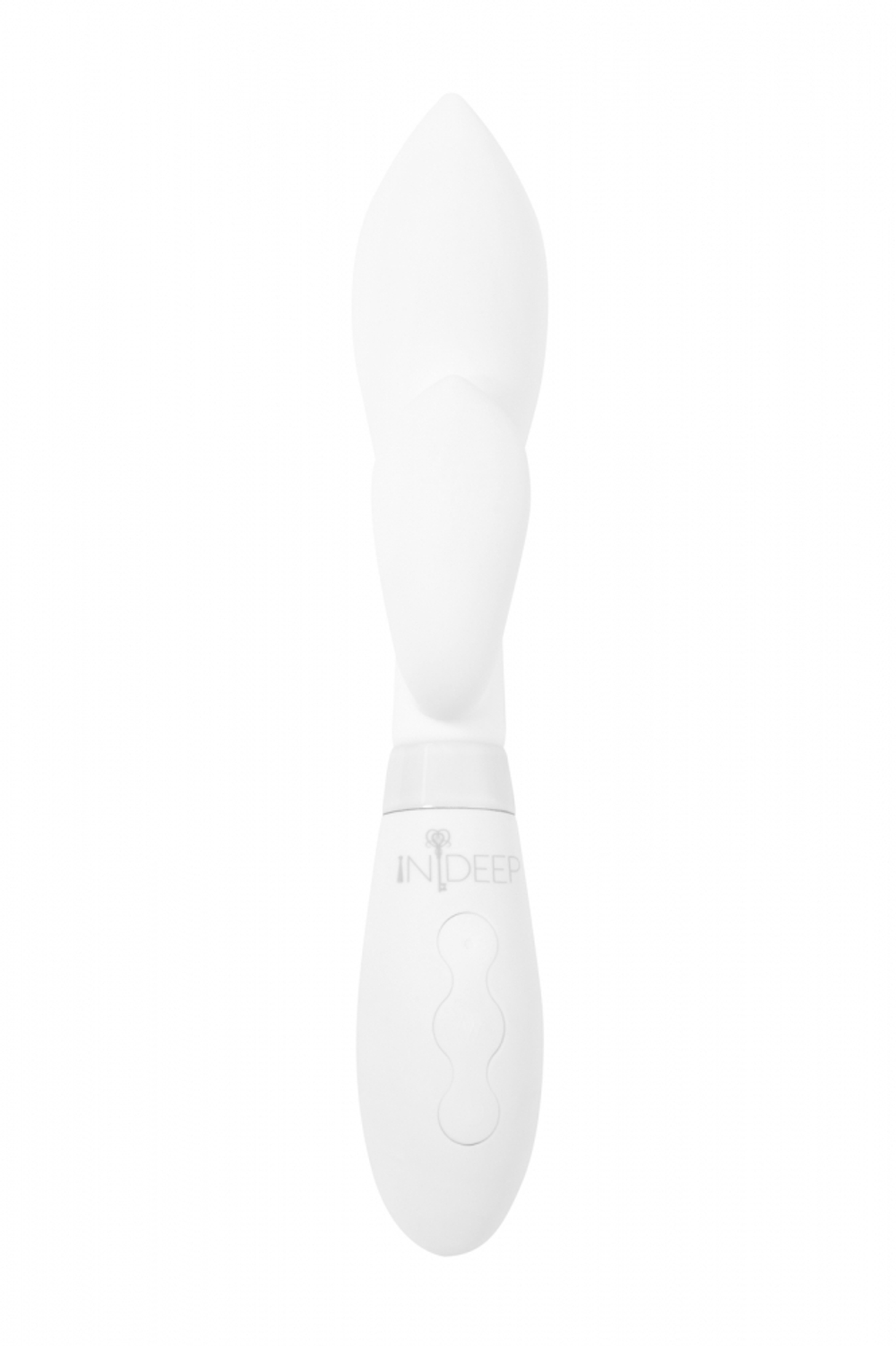 Перезаряжаемый вибратор Indeep PRO Juna White 7706-01indeep
