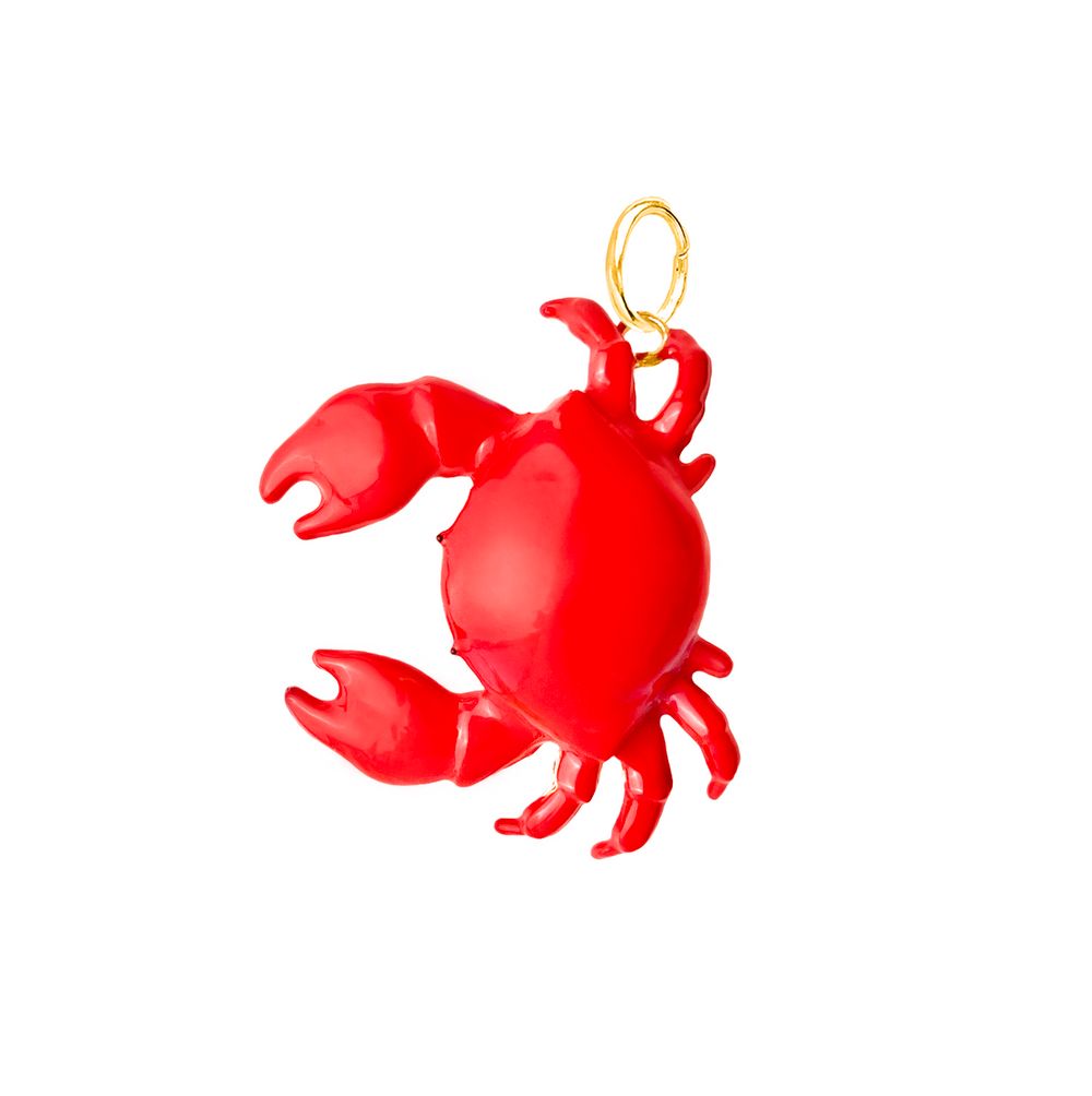 Подвеска Краб с эмалью