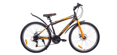 Велосипед МЕЧТА OMEGA 26''-16''black-orange-silver