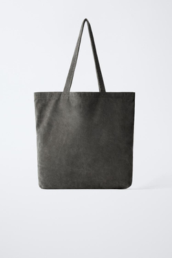 ZARA СУМКА-ШОПЕР KPOP DEMON HUNTERS™ NETFLIX ©, ЧЕРНЫЙ