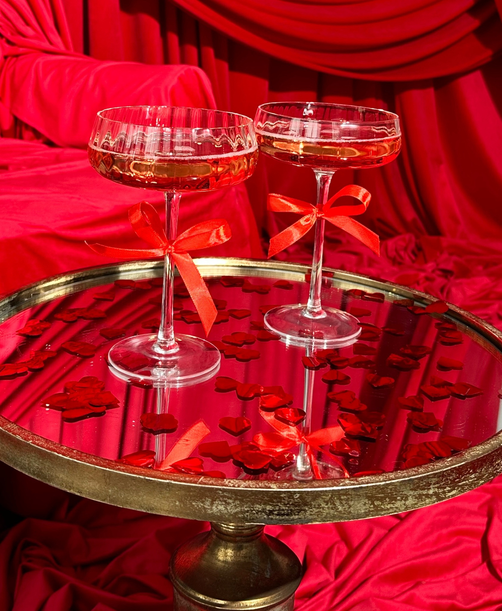 Бокал блюдце для игристого вина 320 мл, серия "Optical" P.L.-BarWare