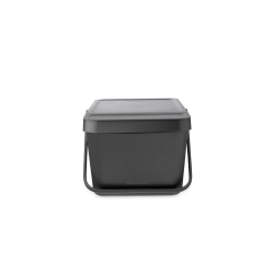 Brabantia Контейнер для мусора Sort & Go 20л для сортировки, серый