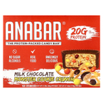 The Anabar, The Protein-Packed Candy Bar, хрустящее печенье Monster из молочного шоколада, 12 батончиков, 65 г (2,29 унции)