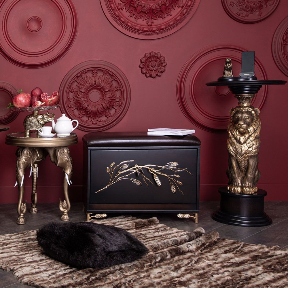 Банкетка Oliva Branch (Олива Бранч) Каштан Амбер