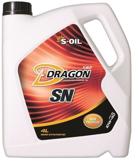Моторное масло DRAGON SN 10w40 4л полусинтетика