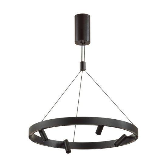 6683/77L HIGHTECH ODL24 333 Подвесной светильник брашир.черный/металл/акрил Разд. включение с ПДУ (инфракрасный) IP20 LED 77W 6930Лм 3000K BEVEREN