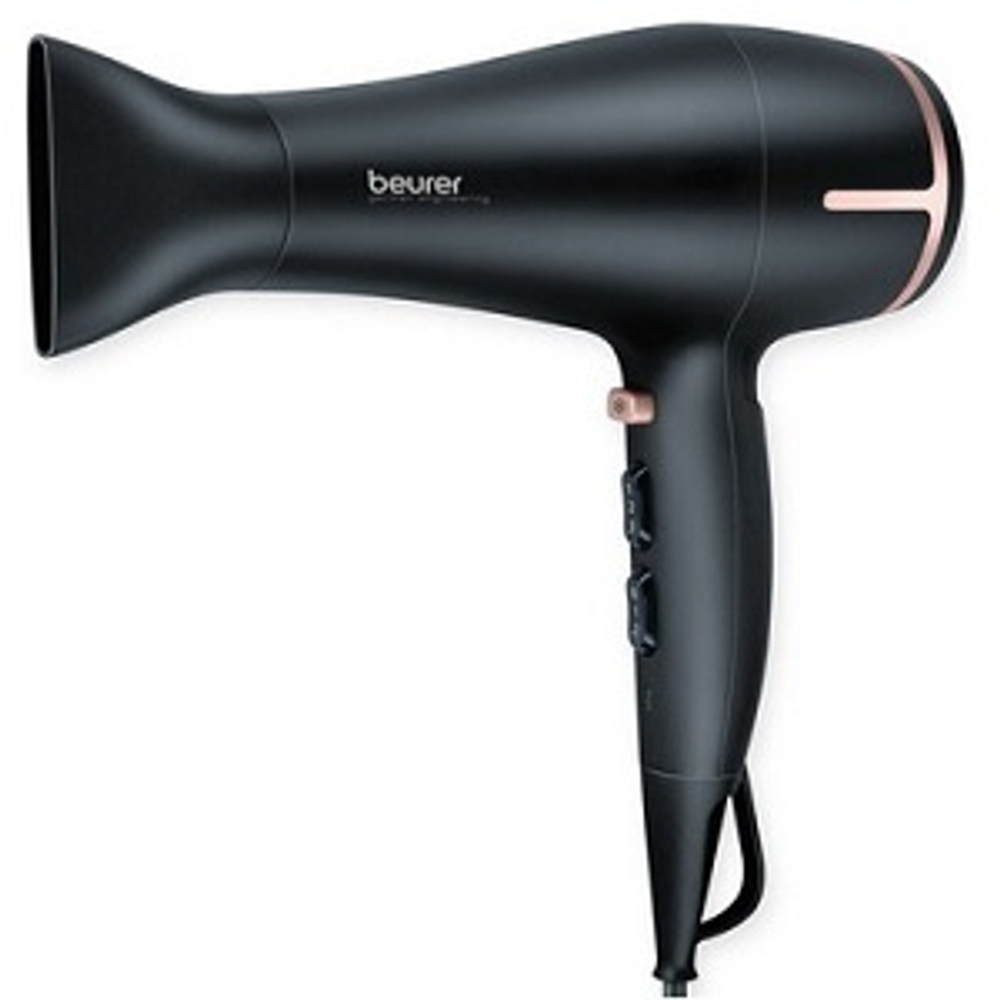 Фен Beurer HC 60, 1400 Вт, ионизация, съемный фильтр, черный (591.32)