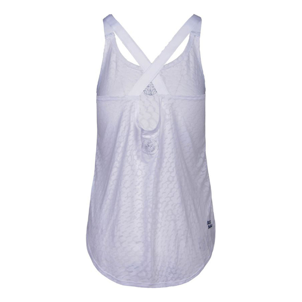 Женская теннисная майка BIDI BADU Afua Tech Burnout Tank Top Women - White