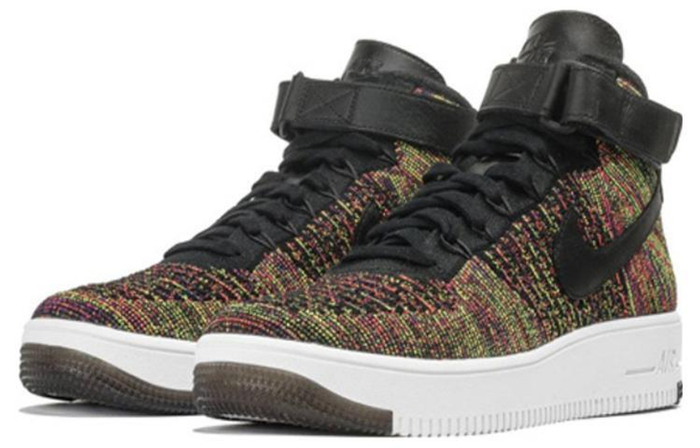 Кроссовки Nike Air Force 1 Flyknit Multi-Color Black
