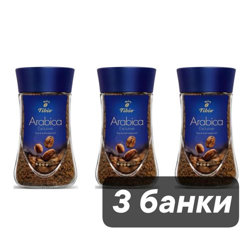 Кофе растворимый Tibio Exclusive Arabica 190 г x 3 шт