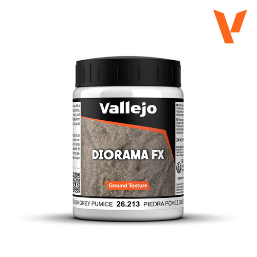 Средство для оформления подставок Vallejo серии Texture Rough Grey Pumice (200мл)