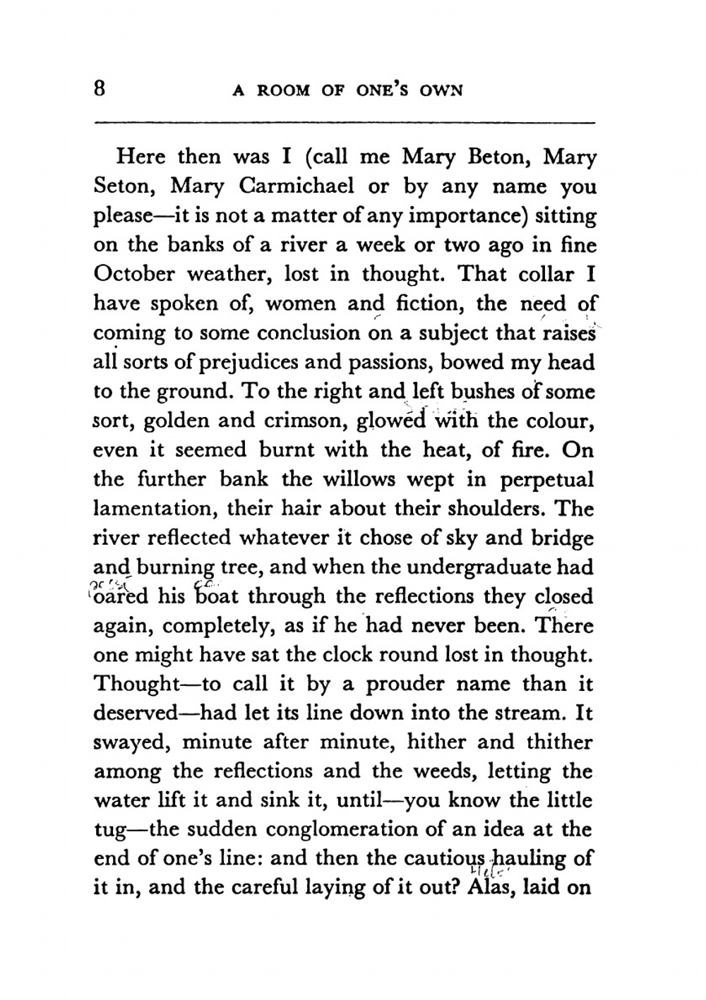 A Room of One's Own | Virginia Woolf