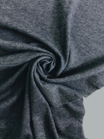 Трикотаж серый темный, меланж, хлопок NB