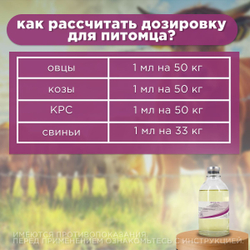 Раствор для инъекций от паразитов для сельскохозяйственных животных Аверофарм (Pharmbiomed), 400мл Аверсектин С